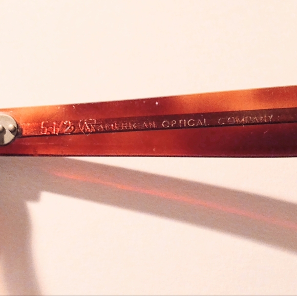 Vintage 1950s American Optical Company Unisex Tortoise Thick Eyeglass Frames - Picture 9 of 14